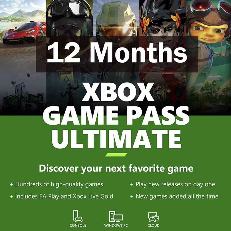 Xbox Game Pass Ultimate 12 Months (Upgrade Your Own Account, Including PC Game Pass)