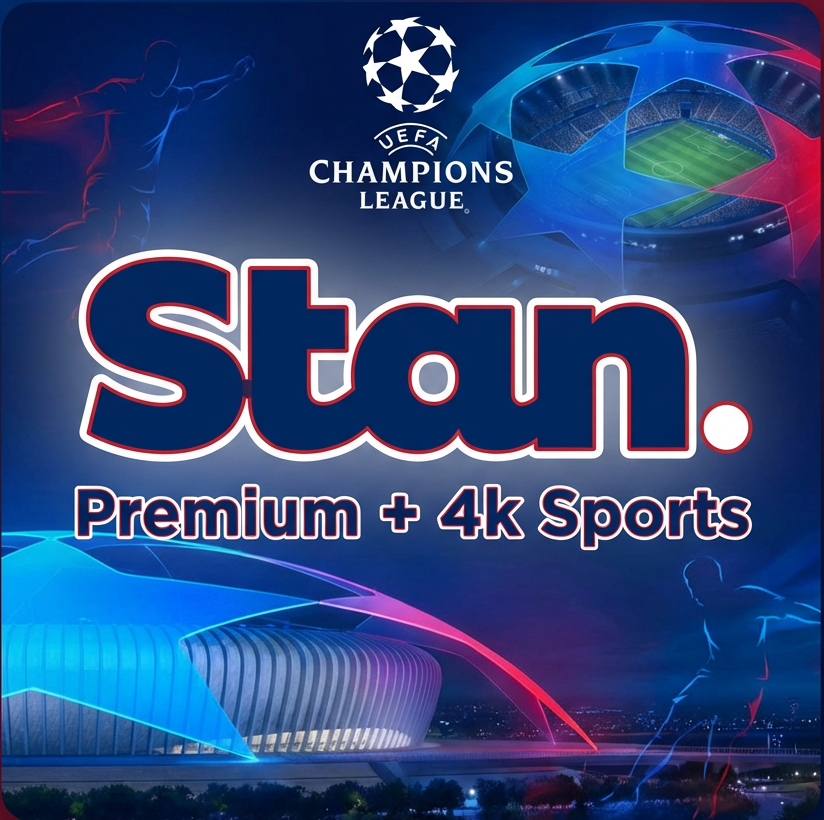 Stan Premium Australia TV Streaming Service Stan Premium+4k Sports UEFA Champions League