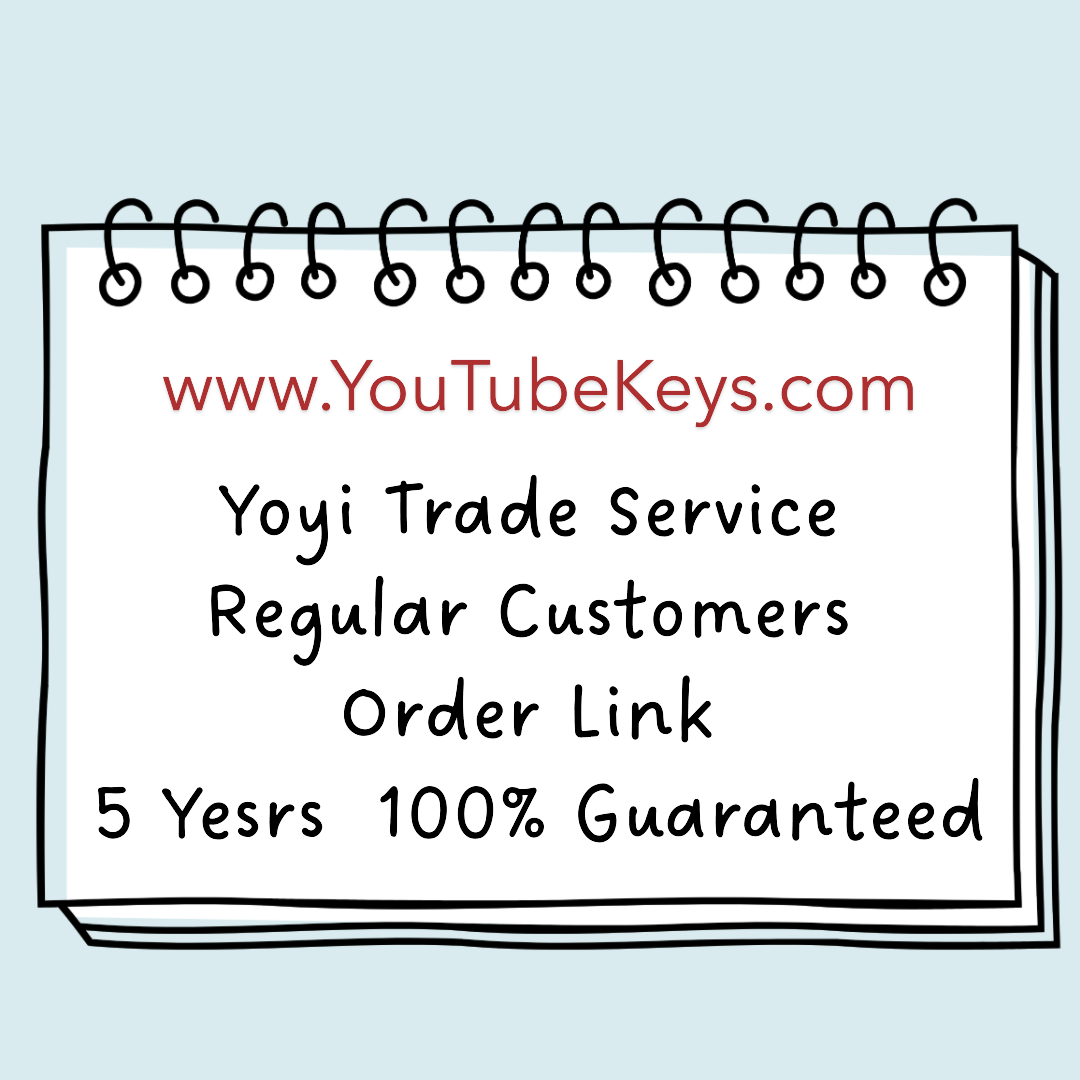 YouTubeKeys Regular Customer Order link